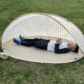 简易速开沙滩防晒儿童遮阳篷便捷户外公园免搭建卡通便捷野餐帐篷