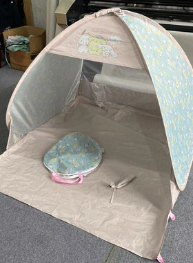 简易速开沙滩防晒儿童遮阳篷便捷户外公园免搭建卡通便捷野餐帐篷