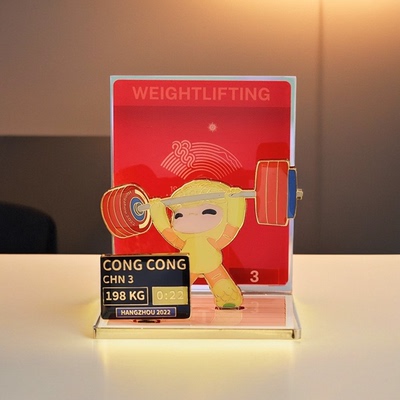 亚运会吉祥物徽章盲盒