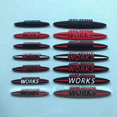 金属车贴迷你MINI改装中网标装饰