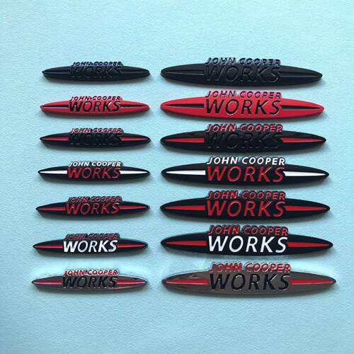 金属车贴迷你MINI改装中网标装饰