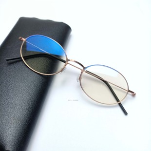 女款纯钛5.5gTT系列5503超轻眼镜框架无螺丝老钱风近视防蓝光