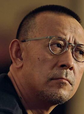 姜文同款眼镜框架9704大码48mm宽复古椭圆形纯钛镜腿玳瑁板材镜框