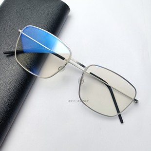 小框纯钛5g林德5530超轻近视眼镜框架无螺丝张云龙男女同款小脸