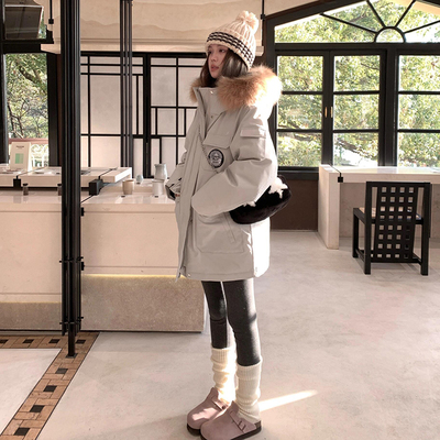 新款羽绒棉服女加厚工装派克服