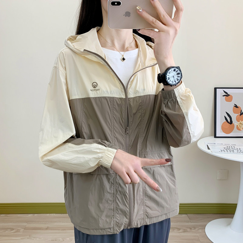 探拓女防紫外线宽松防晒衣