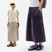 探拓春夏户外工装 防晒半身裙女速干A字裙高腰显瘦速干机能风长裙