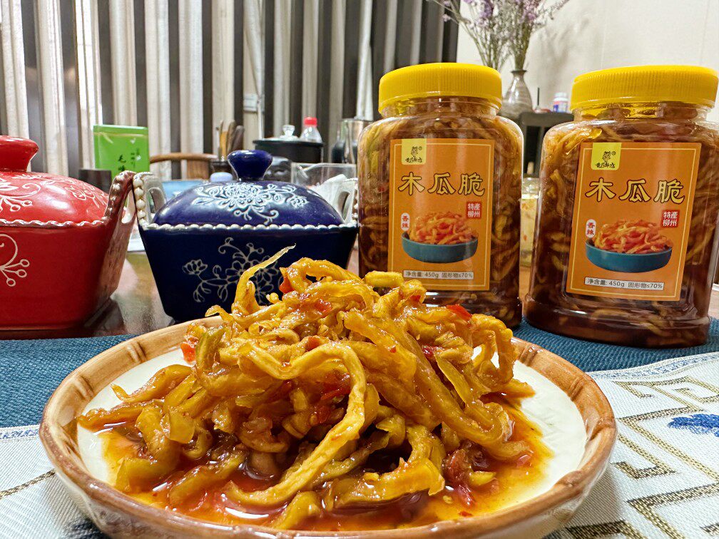 香辣木瓜脆450克图片