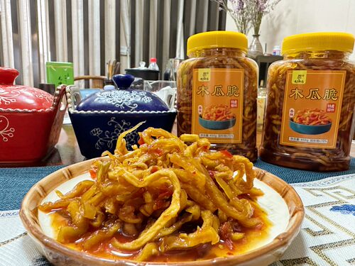 香辣木瓜脆450克