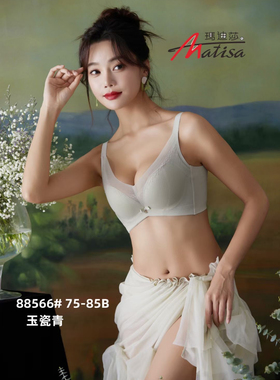 芬点内衣女小胸聚拢无钢圈收副乳上托调整型光面无痕文胸88566