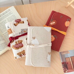 活页本 A5/A6 布面活页手账本 本册 网红手账本活页简约ins