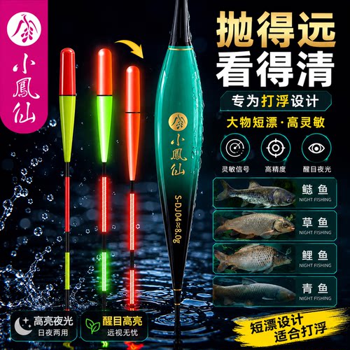 小凤仙空心尾夜光漂钓浮有口即中