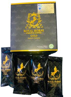 马来西亚代购正品RoyalHorse皇冠咖啡男士滋补咖啡10*20g