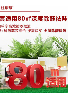 杜帮帮套装除甲醛除味净化空气新房去味家用装修汽车套装