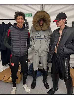 Balenciaga Fur Hoodie