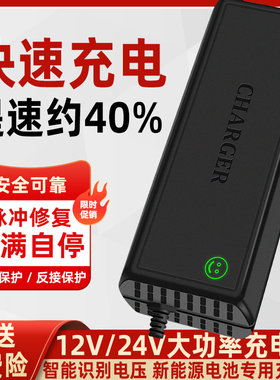 锂电池充电器12V20A房车24V叉车三元铁锂电瓶12.6V14.6V29.4V专用
