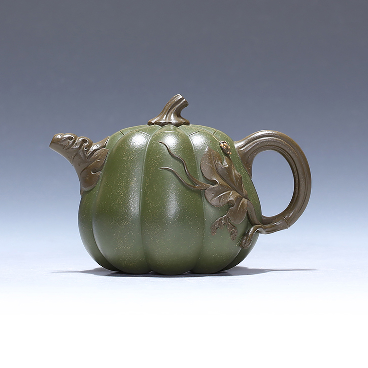 宜兴紫砂原矿紫砂茶壶南瓜壶