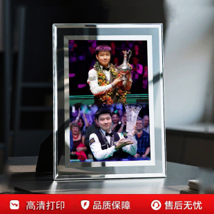 赵心童周边相框定制世锦赛斯诺克台球明星海报桌面立牌摆台纪念品