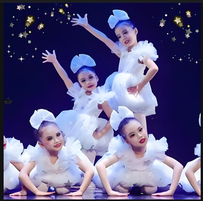 儿童蓬蓬裙演出服舞台表演