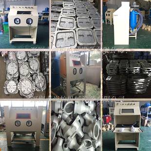 深圳厂环保无尘9060喷砂机铝件翻新五金除锈刻字雕花酒瓶订制刻字