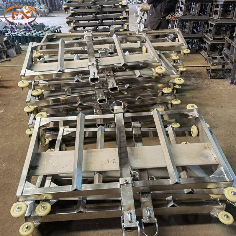 厂家养殖自动刮粪机配套不锈钢框架刮粪板镀锌刮粪机碳钢板