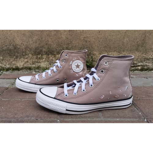 CONVERSE匡威 All Star大童儿童美拉德高帮休闲运动鞋A08401C
