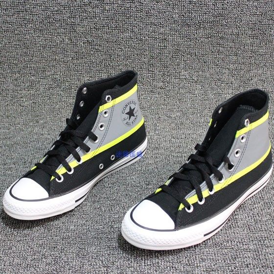 很拉风~这个鞋会反光~匡威CONVERSE黑色3M高帮帆布鞋169451C,运动鞋new,帆布鞋,淘宝优惠券,粉丝福利购,淘宝优惠卷