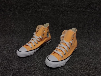 匡威休闲男女高帮纯色帆布鞋