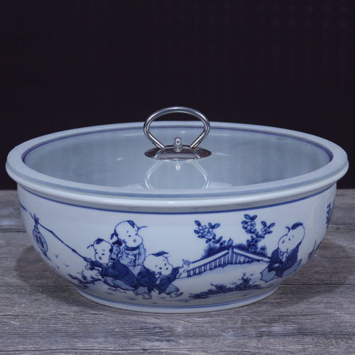 陶瓷揉面盆和面盆景德镇瓷器盆