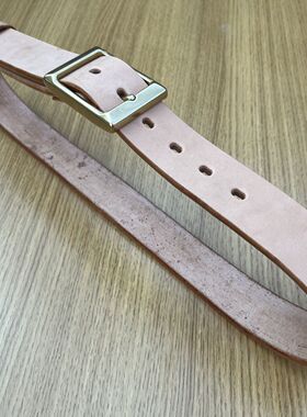 特厚6.5原色美鞍皮带男士腰带真皮硬挺裤带耐用牛仔休闲针扣皮带