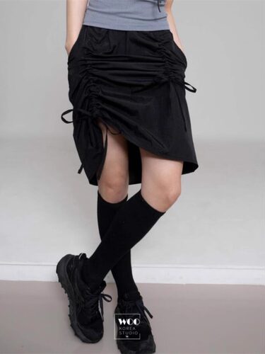 可调节休闲工装半身短裙