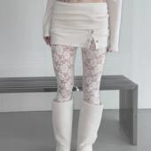 街头性感辣妹侧按扣设计短裙包臀防走光裙裤 春季 type Exclusive