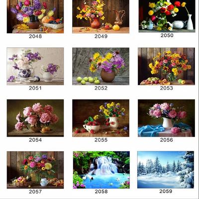 光栅三维立体画5D画PET印刷立体画现货半订制70X50