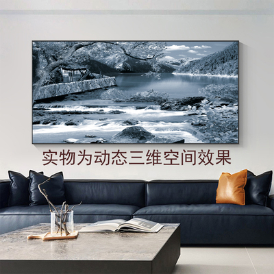 三维光栅立体画5D动态画有机板亚克力纳米画3D装饰画