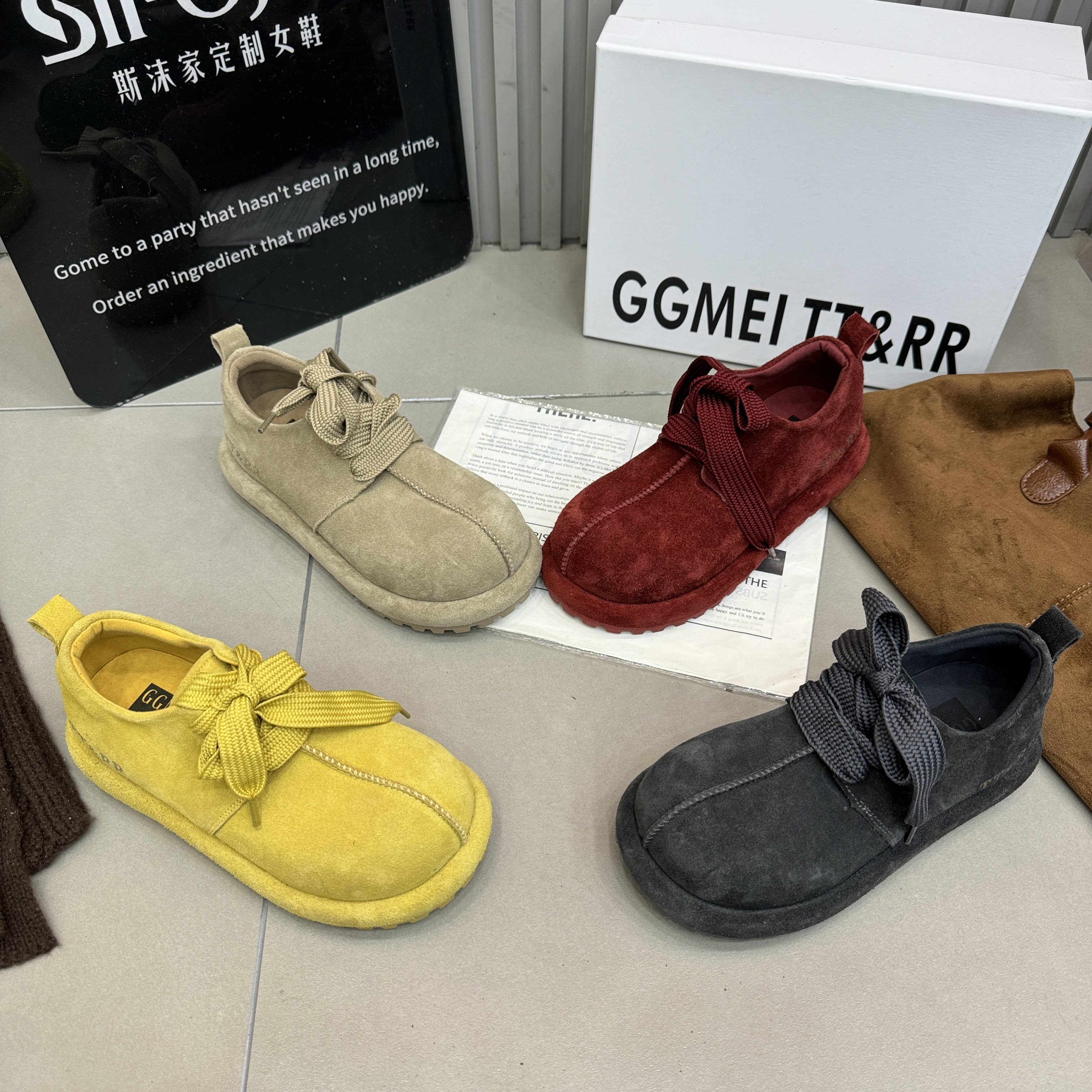 TTRR2026春季新款磨砂真皮系带平底百搭休闲女鞋勃肯鞋运动鞋板鞋,女鞋,勃肯鞋/软木鞋,淘宝优惠券,粉丝福利购,淘宝优惠卷