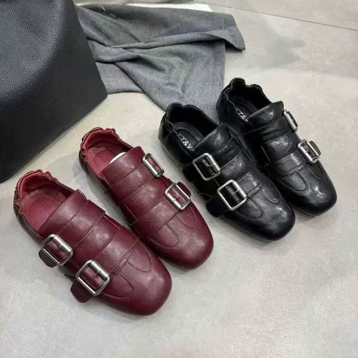 TTYY2026春季新款真皮纯皮平底松紧百搭休闲女鞋瓢鞋懒人鞋单鞋,女鞋,牛津鞋/布洛克鞋/德比鞋,淘宝优惠券,粉丝福利购,淘宝优惠卷