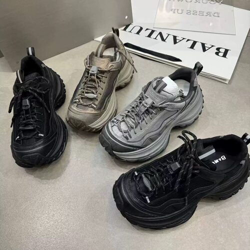 芭慕秀2026秋季新款真皮纯皮复古厚底松糕底女鞋休闲鞋百搭老爹鞋