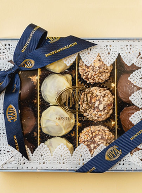 cova巧克力礼盒巧克力制品透明礼盒装  160克 顺丰发全国