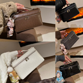 手提斜挎小方包小众高级感单肩百搭手机包 饭盒包 新色系 经典