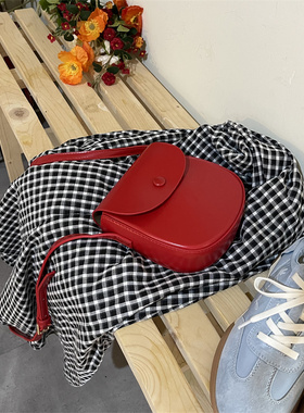 芥末小妹五色糖果包春夏韩系ins单肩百搭斜挎女包好运红色手机包