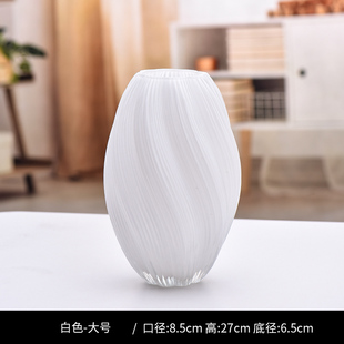 【贺新年】大号创意玻璃花瓶插花轻奢客厅高级感氛围百合玫瑰花器