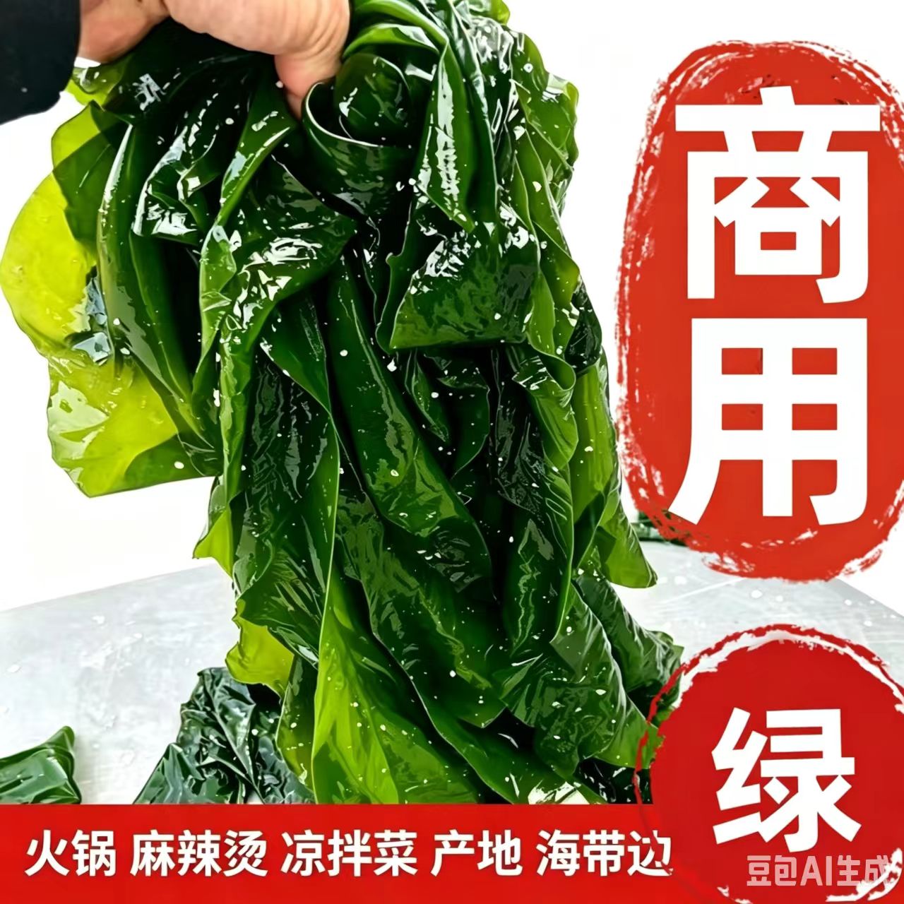 888盐渍海带边薄边少盐大连新鲜特产整箱火锅麻辣烫商用食材批发
