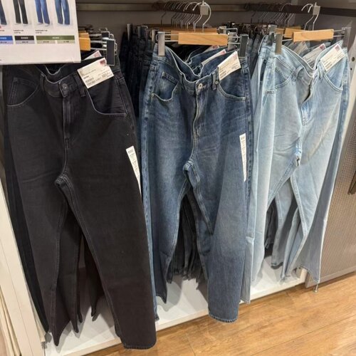 神裤 秋女装宽松廓形牛仔裤弯刀镰刀裤子水洗阔腿裤拖地裤479000