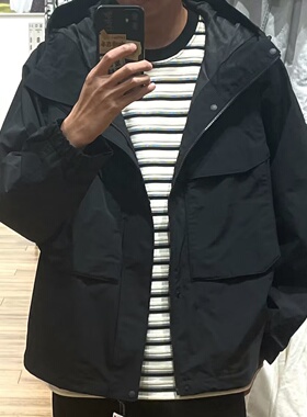 男女装工装防风连帽外套户外休闲宽松夹克冲锋衣478231/482213