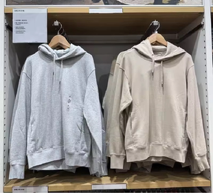 日单秋季男女情侣装连帽卫衣长袖运动衫外套基础休闲款469927