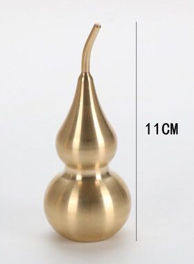 铜葫芦 黄铜葫芦 纯铜葫芦 葫芦五帝钱上下开口纯铜葫芦黄铜挂件