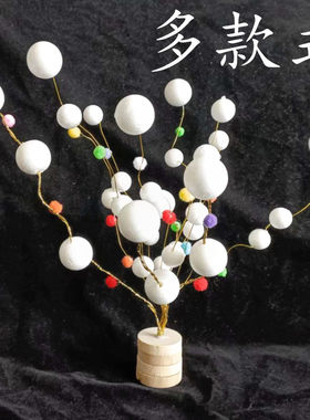 点立构泡沫铁丝制作学生模型成品