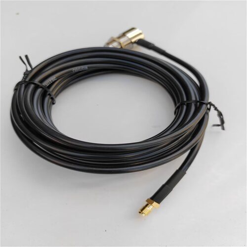 50-3车载天线馈线手持UV5R K6对讲机手台RG58线SMA母车载卡边引线