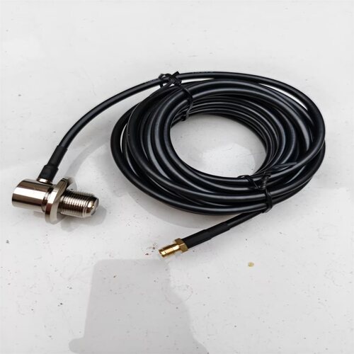 UV5R对讲机手台接车台天线室外车外转接延长线SMA+烟斗头馈线50-3