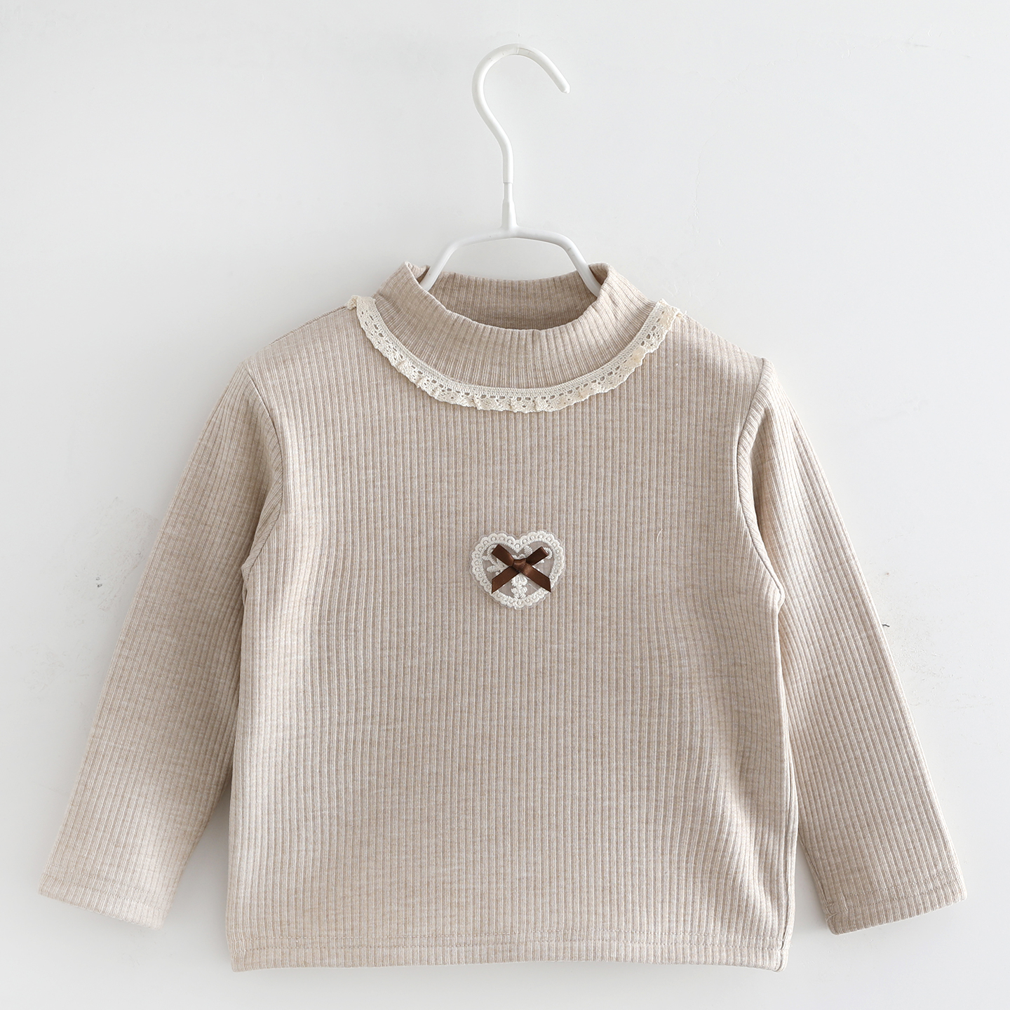 秋冬儿童洋气内搭纯棉上衣女宝宝打底衫长袖保暖婴儿加厚T恤秋衣